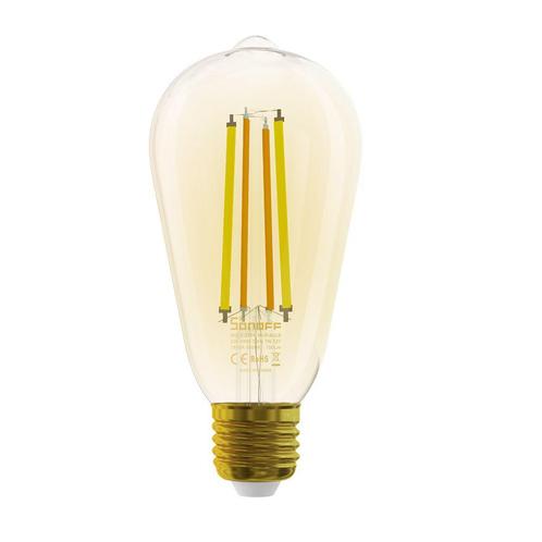 SONOFF B02-F-ST64 slimme ledlamp - E27 - 7 watt - CCT - wifi, Huis en Inrichting, Lampen | Losse lampen, Verzenden