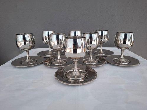 Calice (16) - Sotto piattini - AMC - Acier, Inox 18/10, Antiek en Kunst, Curiosa en Brocante