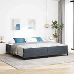vidaXL Boxspring bed met matras Donkergrijs 200 x 220 cm, Huis en Inrichting, Slaapkamer | Bedden, Verzenden, Nieuw