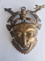 Afrikaanse masker in brons – verloren-waxtechniek –, Antiek en Kunst