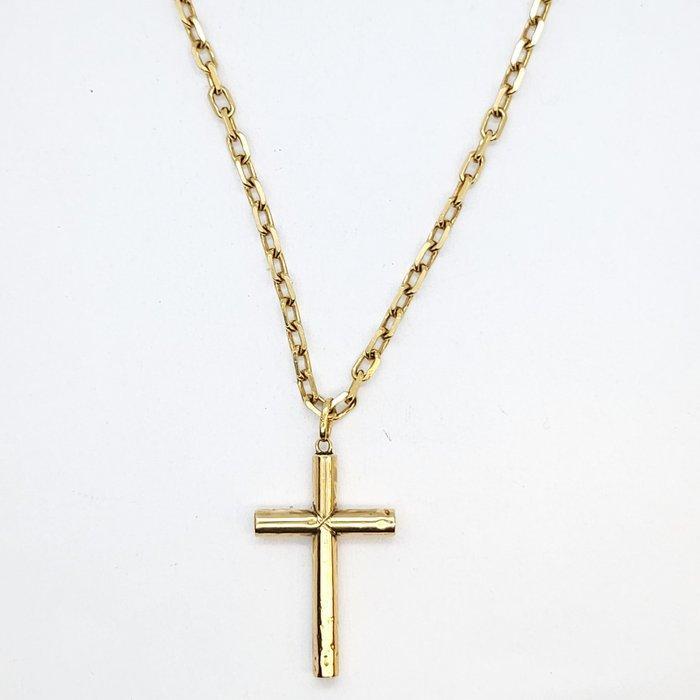 Ketting met hanger - 18 karaat Geel goud, Bijoux, Sacs & Beauté, Bijoux anciens