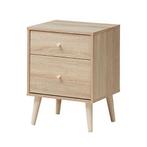 Tweedekans | Coast Nachtkastje - MDF - 2 lades - 45 x 40 x, Ophalen of Verzenden, Nieuw