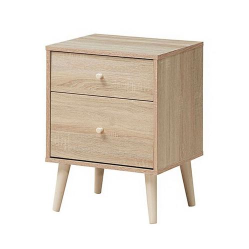 Tweedekans | Coast Nachtkastje - MDF - 2 lades - 45 x 40 x, Huis en Inrichting, Tafels | Salontafels, Ophalen of Verzenden