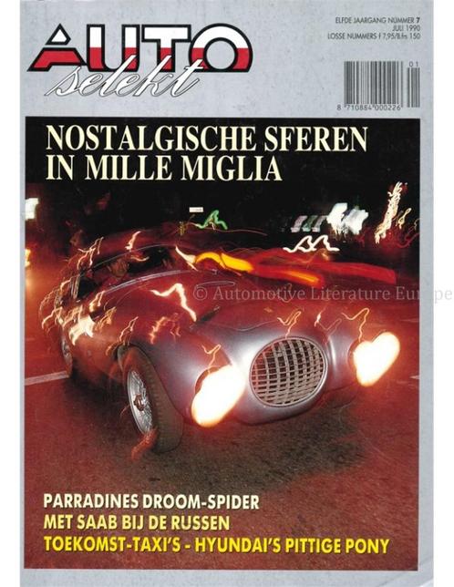 1990 AUTO SELEKT MAGAZINE 4 NEDERLANDS, Boeken, Auto's | Folders en Tijdschriften
