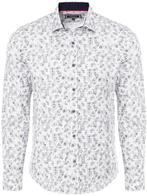 Carisma Wit Overhemd Lange Mouw Met Blauwe Print 8562, Kleding | Heren, T-shirts, Nieuw, Verzenden