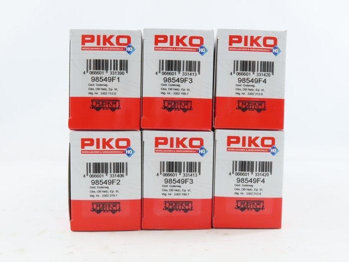 Piko H0 - 98549F1/98549F2/98549F3/98549F4 - Wagon de, Hobby en Vrije tijd, Modeltreinen | H0