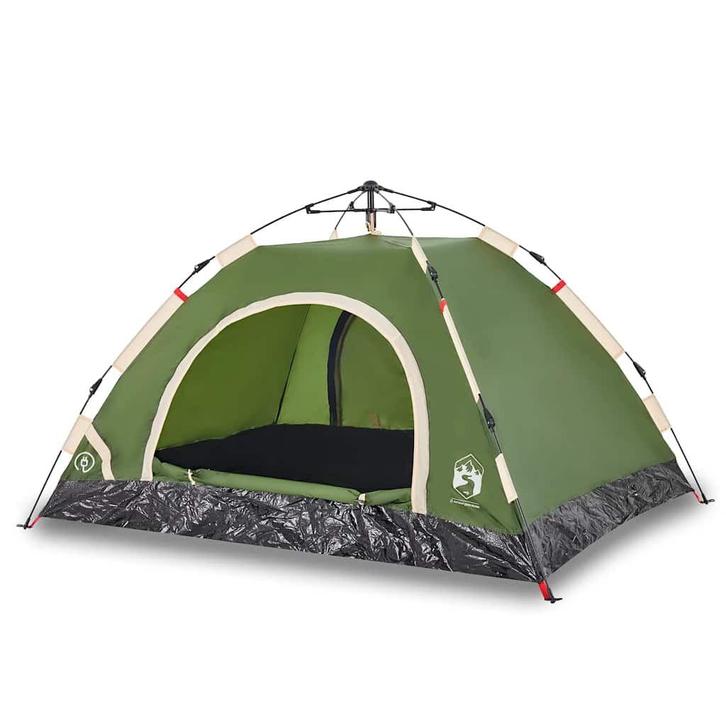 4p Tent Groen | OP = OP, Nu 35% Korting!, Caravanes & Camping, Tentes, Envoi