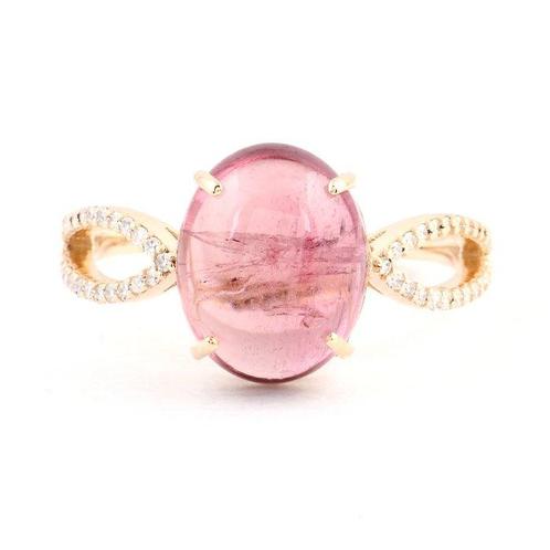 Zonder Minimumprijs - Ring - 14 karaat Geel goud -  4.66ct., Handtassen en Accessoires, Ringen