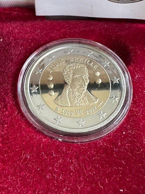 Belgique. 2 Euro 2009/2017 (3 stuks) Proof (Sans Prix de, Postzegels en Munten, Munten | Europa | Euromunten
