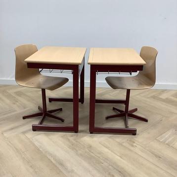 Tweedehands complete school set Galvanitas 10 stuks tafels +, Huis en Inrichting, Gebruikt, Vijf, Zes of meer stoelen