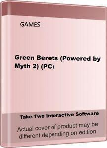 Green Berets (Powered by Myth 2) (PC) GAMES  5026555034975, Consoles de jeu & Jeux vidéo, Jeux | PC, Envoi