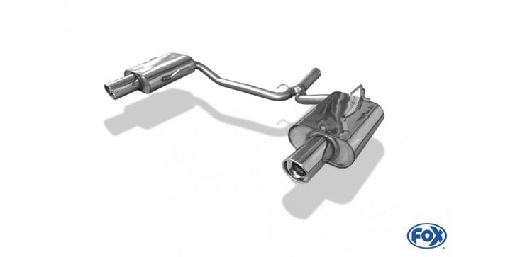 FOX Honda Accord VII Type CL7 einddemper uitgang rechts/link, Auto-onderdelen, Uitlaatsystemen, Nieuw, Verzenden
