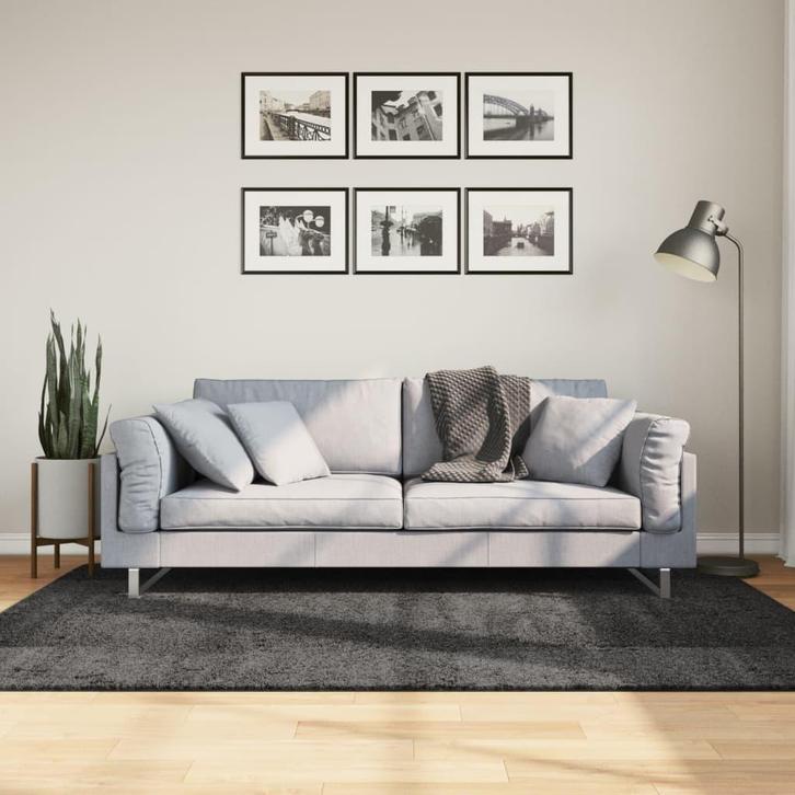 vidaXL Vloerkleed PAMPLONA shaggy hoogpolig 140x200 cm, Huis en Inrichting, Stoffering | Tapijten en Vloerkleden, Nieuw, Verzenden