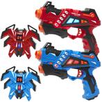 Oplaadbare lasergame set kopen? 2 laserguns + 2 vesten, Ophalen of Verzenden