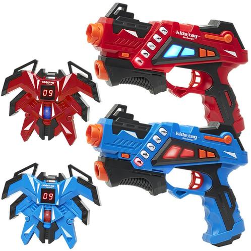 Oplaadbare lasergame set kopen? 2 laserguns + 2 vesten, Enfants & Bébés, Jouets | Extérieur | Jeu d'action, Enlèvement ou Envoi