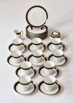 Eschenbach - Koffieservies (32) - Met kobaltblauwe en gouden