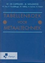 Tabellenboek voor metaaltechniek / Vast Boek / Tabellenboek, Boeken, Schoolboeken, Verzenden, Gelezen, Benny Wellekens