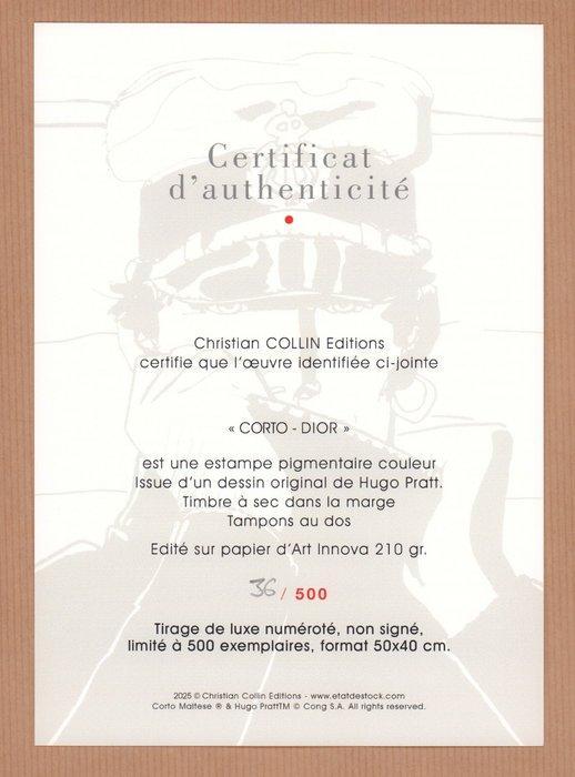 Pratt, Hugo - 1 Estampe pigmentaire - Corto Maltese - DIOR -, Livres, BD | Comics