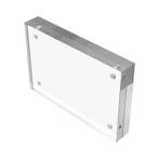 Acryl Lijstje 10x20cm Staand Display Magnetisch Transparant, Verzenden, Nieuw