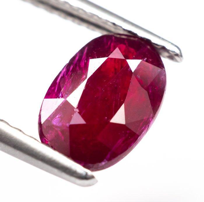 Zonder Minimumprijs Robijn - 1.28 ct - Lotus Gemology -, Handtassen en Accessoires, Edelstenen