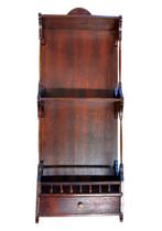 Wandrek - Mahonie - Lade en planken, Antiek en Kunst