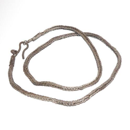 Oud-Romeins Zilver ketting ketting, Handtassen en Accessoires, Antieke sieraden
