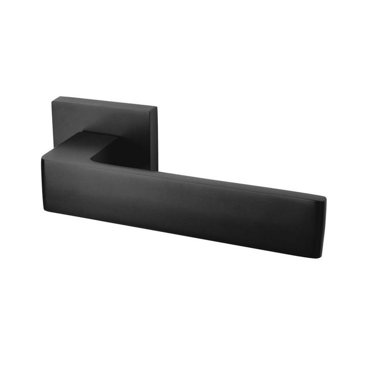 De Nova21 is een geveerde deurklink in mat zwart, Bricolage & Construction, Serrurerie de bâtiment & Dispositif de fermeture, Enlèvement ou Envoi