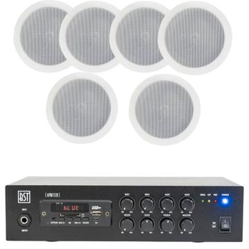 Winkel muziek set met 6 speaker Usb,Sd,Bluetooth,Fm 120 Watt