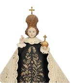 Figure - Jezus kind van Praag - 40 cm - Chrome, Bois, Métal