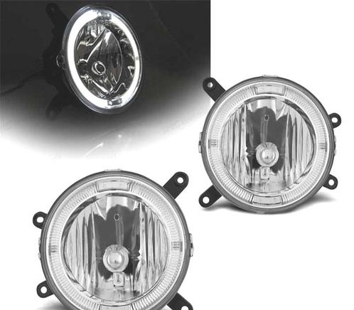 Phares Antibrouillard Pour Ford Mustang 04-09 Angel Eyes Chr, Auto-onderdelen, Verlichting, Verzenden