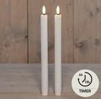 Ledkaars 3d flame candle wit annas collection d 2,5 h 23 cm, Nieuw