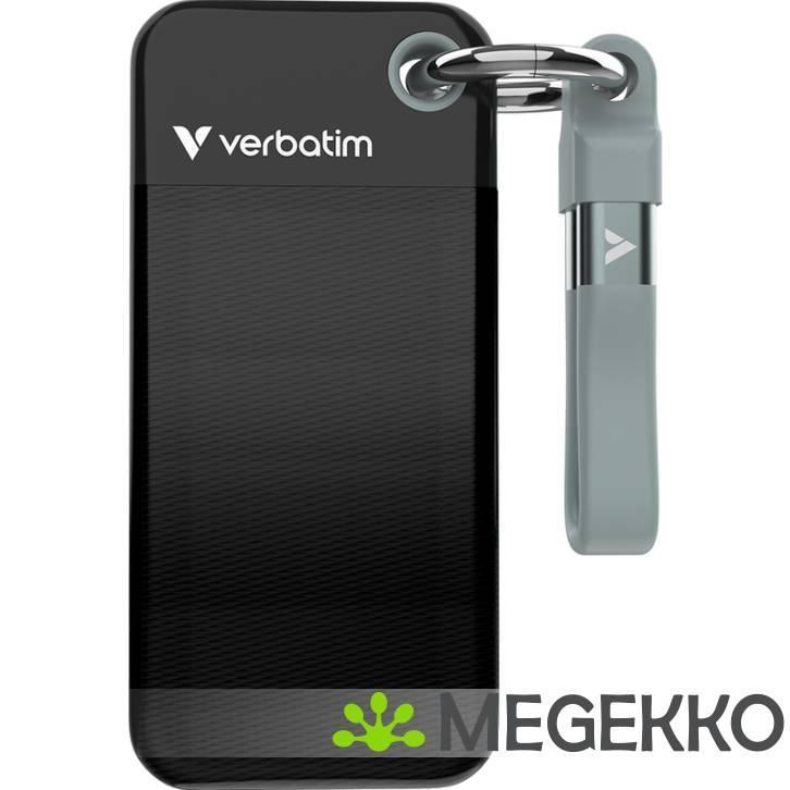 Verbatim Pocket SSD 1TB Externe SSD - Grijs, Computers en Software, Harde schijven, Nieuw, Verzenden