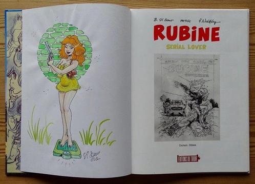 Rubine T14 + dédicace couleur - C - 1 Album - Eerste druk -, Boeken, Stripverhalen