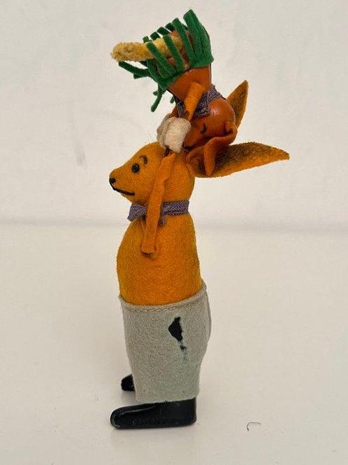 Schuco - Personnage jouet en étain - Wind-Up Bunny with Baby, Antiek en Kunst, Antiek | Speelgoed