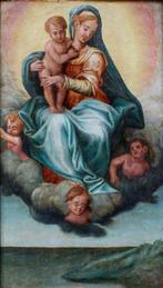 Scuola emiliana (XVIII) - Madonna con Bambino, Antiek en Kunst