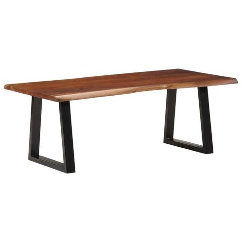 vidaXL Salontafel 110x55x40 cm massief acaciahout, Huis en Inrichting, Tafels | Salontafels, Nieuw, Verzenden