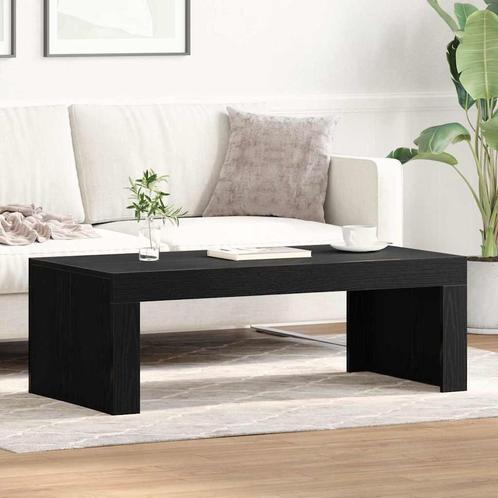 vidaXL Salontafel Zwart eiken 102 x 50 x 35 cm Bewerkt hout, Huis en Inrichting, Tafels | Salontafels, Nieuw, Verzenden