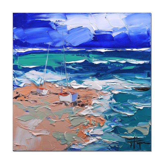 Olivier Pfleger - Mandrafina  Plage décume, Antiek en Kunst, Kunst | Designobjecten