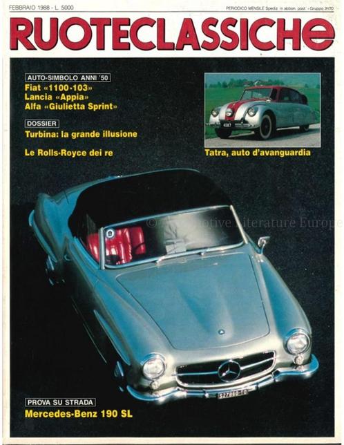 1988 RUOTECLASSICHE MAGAZINE 04 ITALIAANS, Livres, Autos | Brochures & Magazines
