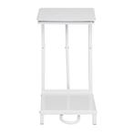 Afvalzakhouder | Metaal (Wit) | Klapdeksel |, Verzenden, Nieuw in verpakking