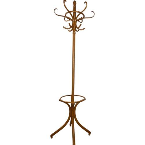 Vintage Houten Staande Kapstok 'Thonet Stijl', Huis en Inrichting, Woonaccessoires | Kapstokken, Verzenden