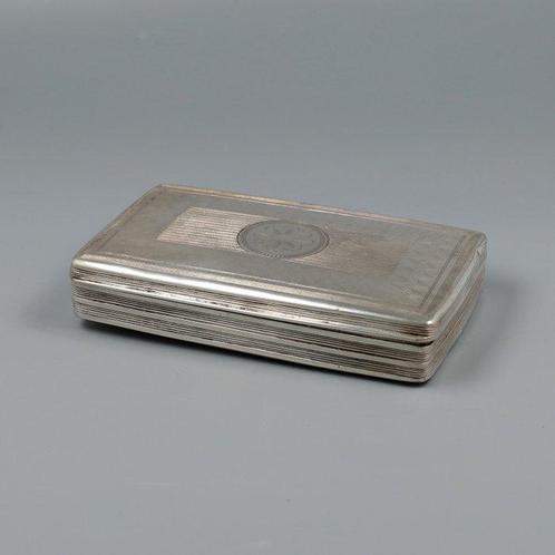 Schoonhoven 1830 - Boîte à tabac - Argent 833, Antiek en Kunst, Antiek | Zilver en Goud