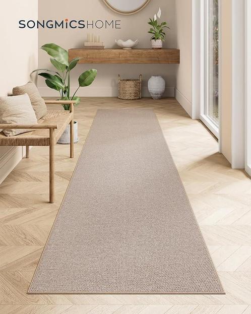 Vloerkleed 80 x 300 cm - loper - antislip - jute look, Huis en Inrichting, Stoffering | Tapijten en Vloerkleden, Verzenden