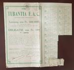 Belgique. Tubantia obligatie van 100 Frank 1931  (Sans Prix, Postzegels en Munten