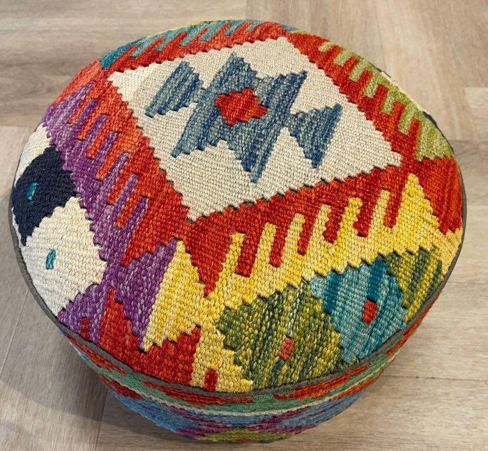 Kelim poef - handgeweven kelim - (unused) - wol - kleurrijk, Antiek en Kunst, Curiosa en Brocante