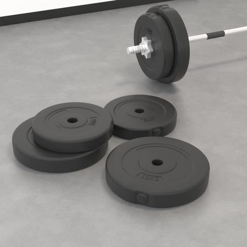 vidaXL Halterschijven 4 st 30 kg beton, Sport en Fitness, Fitnessmaterialen, Nieuw, Verzenden