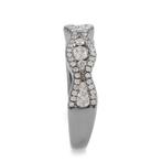 Bague - 18 carats Or blanc, Alliance en or blanc 18 carats, Handtassen en Accessoires, Ringen, Nieuw