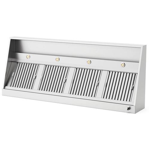 RVS afzuigkap schuin model | 2400x1000x400(h)mm Qusinox, Zakelijke goederen, Horeca | Keukenapparatuur, Nieuw in verpakking, Verzenden