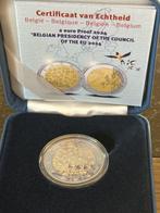België. 2 Euro 2024 EU Presidency (2 stuks) Proof (Zonder, Postzegels en Munten