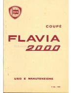 1969 LANCIA FLAVIA 2000 INSTRUCTIEBOEKJE ITALIAANS, Ophalen of Verzenden